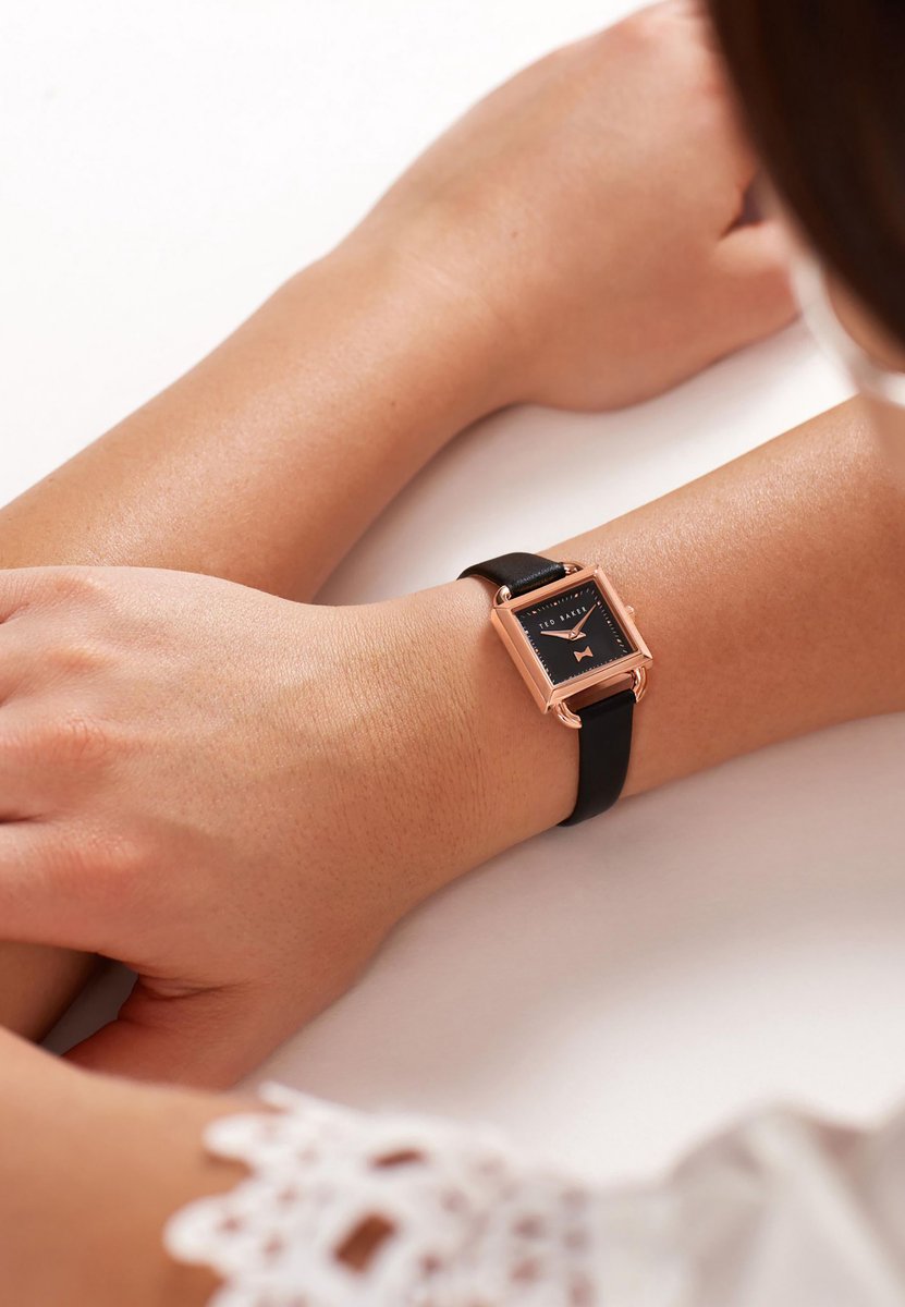 Ted Baker Taliah Analoog Horloge Zwart Case: 100% Stainless Steel | Armband: 100% Leather 24 BKPTAS105W0