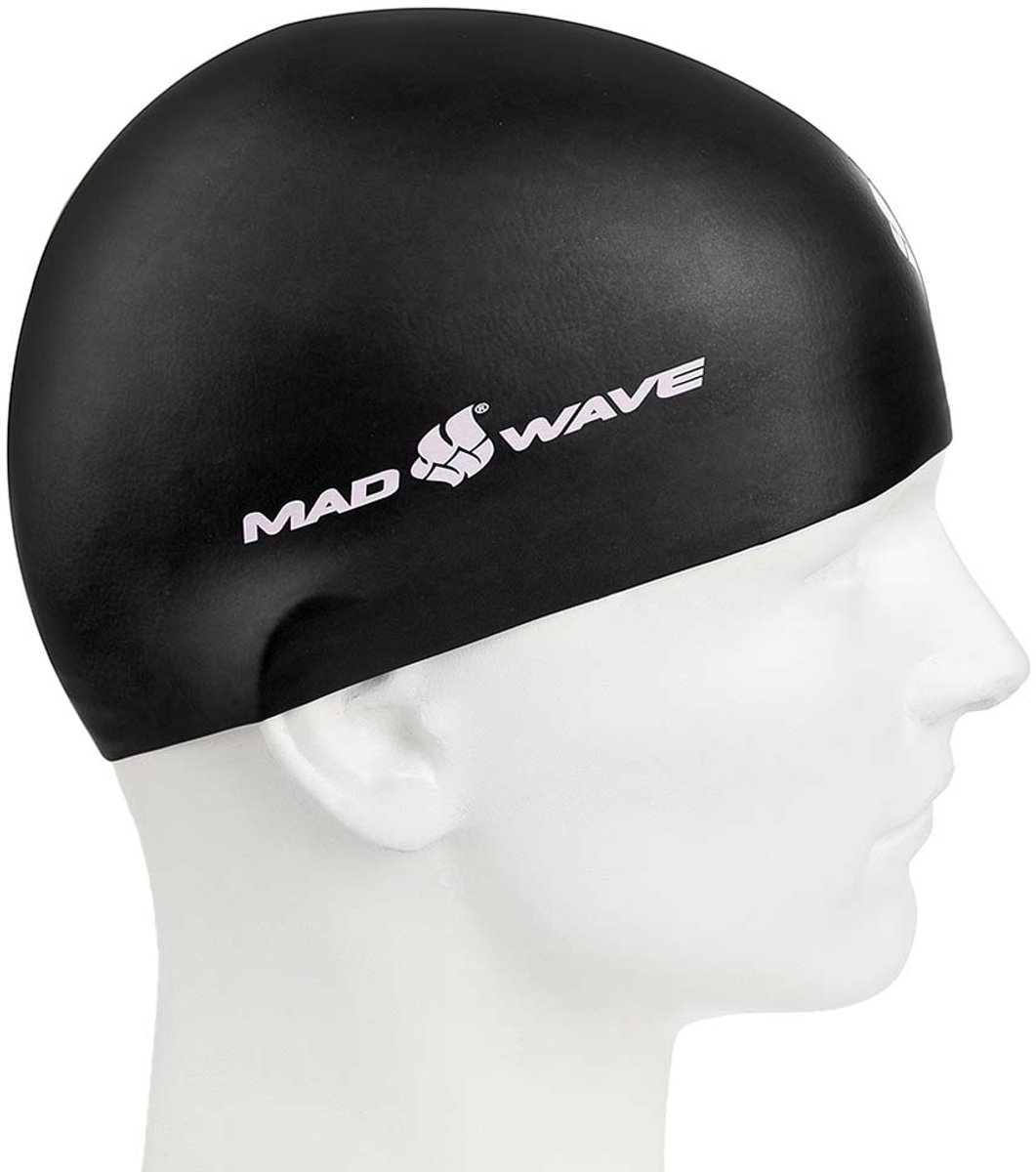 Madwave Soft Fina Zwembadmuts Zwart M
