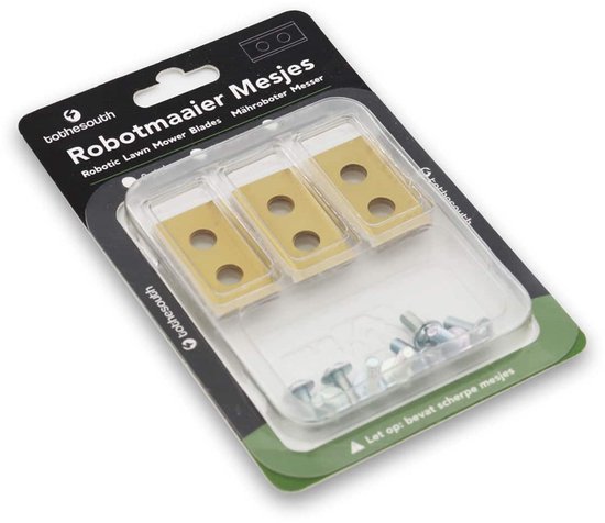 To the South® Robotmaaier mesjes titanium geschikt voor Scheppach Robotmaaiers - 6 stuks van To the South — afbeelding 2