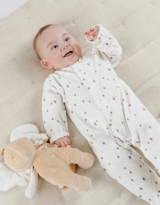 Noukie's - Knuffeldoekje voor kinderen - Knuffeldoekje van Veloudoux - Babou de Leeuw - Multifunctioneel - Bruin - 1 product