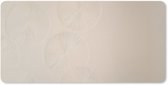 Sous-main 80x40 cm - Tapis de souris Japandi - Beige - Moderne - Sous-main XL - Protection sous-main - Tapis de souris Ordinateur