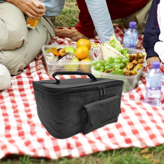 Draagbare lunchwarmer, voedselverwarmer voor de auto, draagbaar met 12 V-verwarming, snel opwarmen, lekvrije voedselverwarmer, — afbeelding 3