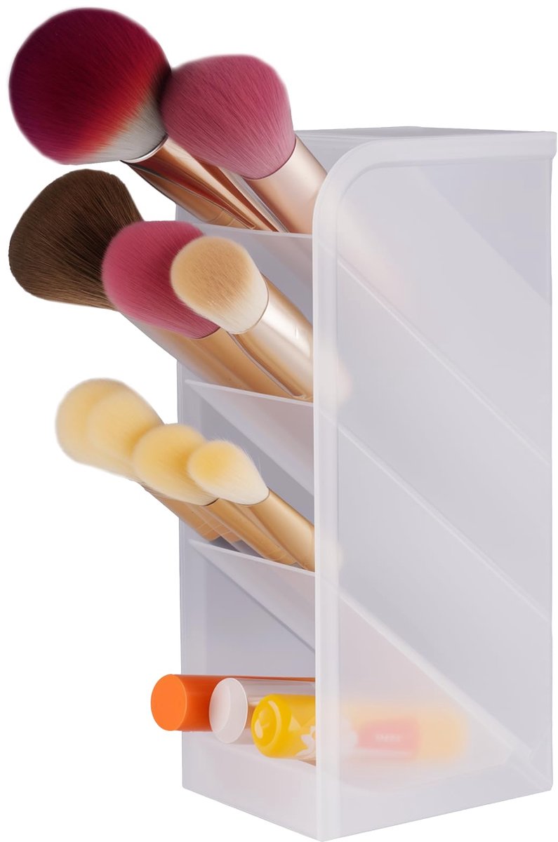 Ibenzoa® Stijlvolle opbergdozen voor cosmetica met transparant design en deksel
