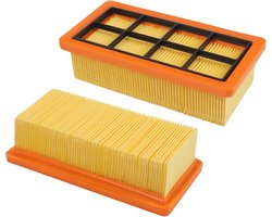 2-delige Filterset - Geschikt voor Karcher AD3200 AD3 Premium AD4 Premium Stofzuigers
