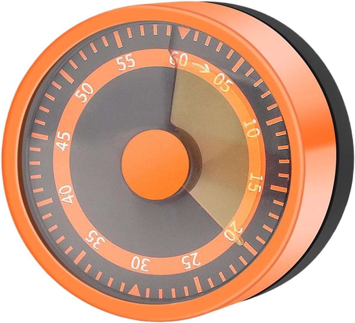 Kookwekker – Visuele mechanische timer – 60-minuten eierwekker – Handmatige aftelklok voor kinderen, bakken, ouderen, studeren, koelkast, fornuis en werk