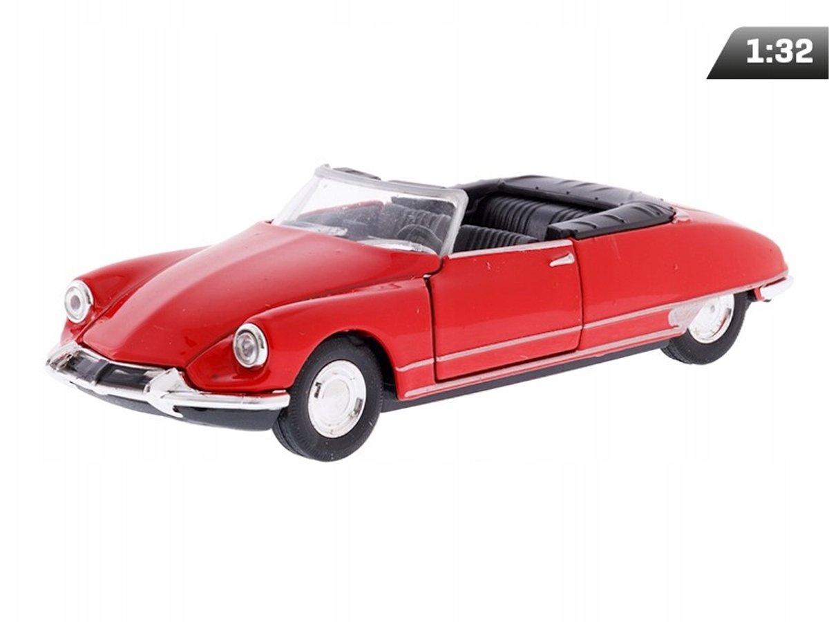 Dromader DS 19 Cabriolet Modelauto Rood 1:34
