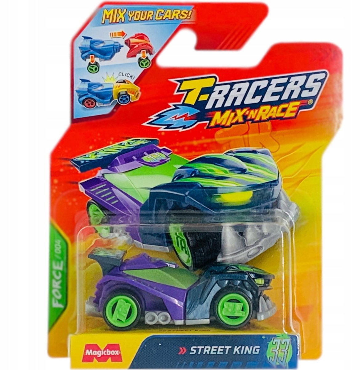 T-Racers 2.0 Street King 33 Mix 'n Race Auto - Personaliseer en race!