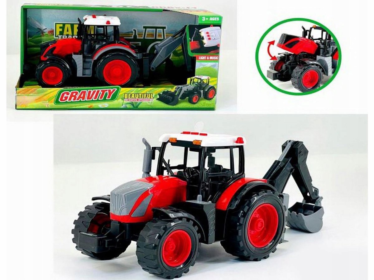 Traktor met Geluid en Licht - 32cm - Speelgoed Voertuig