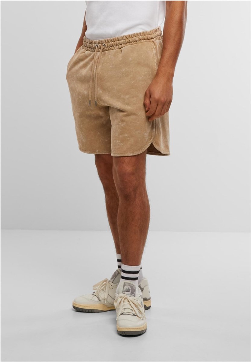 Urban Classics Washed Piped Korte broek L Beige