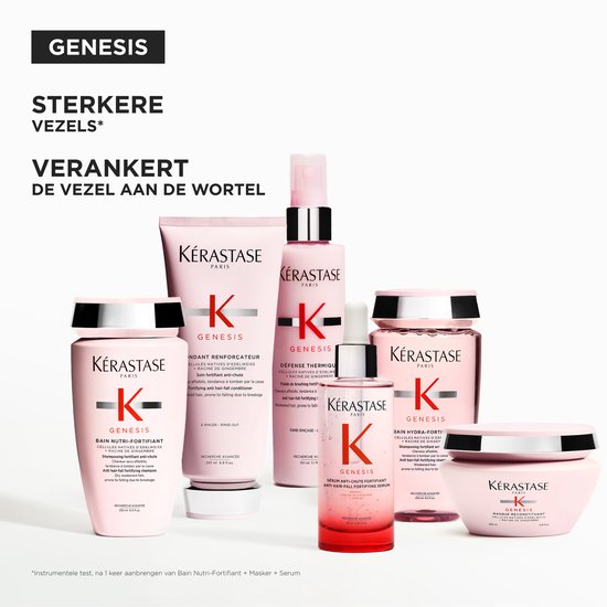 Kérastase Genesis Sérum Anti-Chute Fortifiant - Anti-haaruitval scalp serum voor verzwakt haar, gevoelig voor haaruitval - 90ml