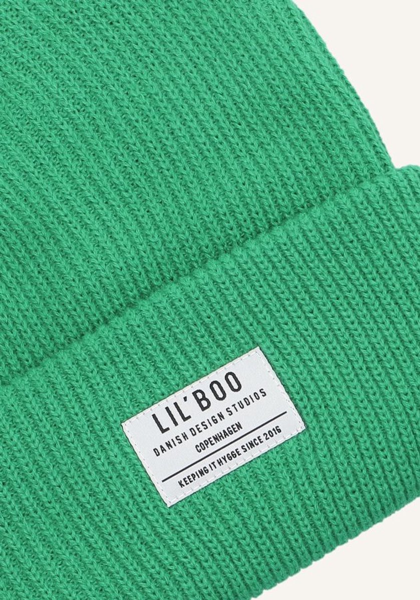 LIL'BOO Lil' Boo Hygge Beanie Mutsen Jongens - Groen - Maat 4/14Y