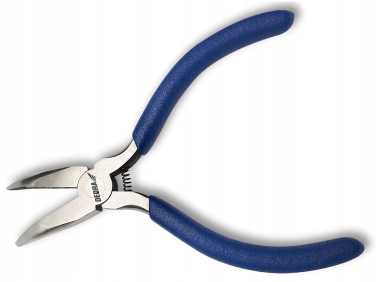 Verlengde Gebogen Precisietang 130mm - Dedra 1260M3