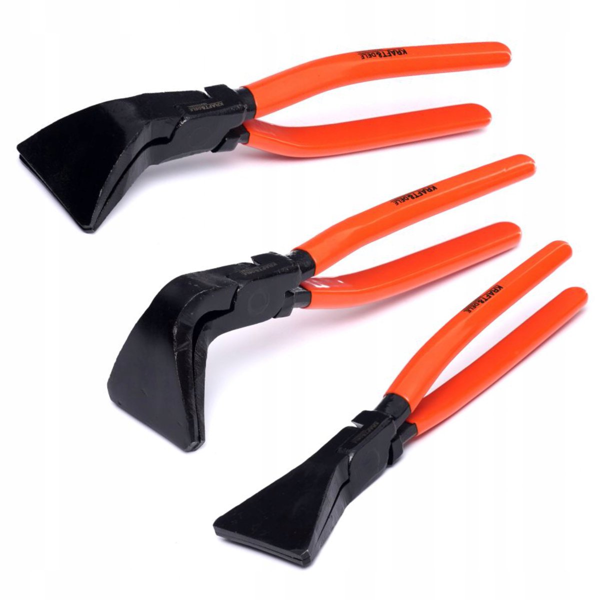 3x Dekbeitang tangen 275mm - rechts, 45°, 90° gebogen