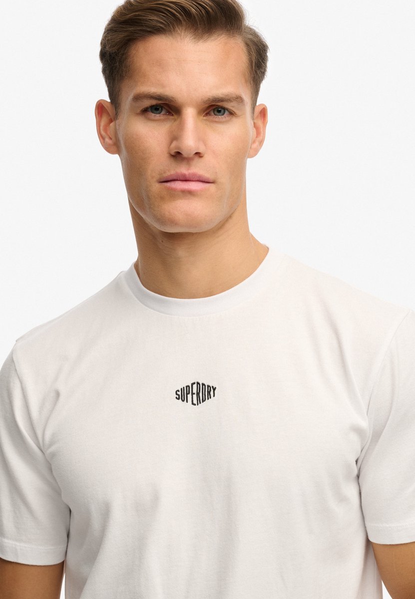 Superdry Micro Logo T-shirt Heren T-shirts Optic