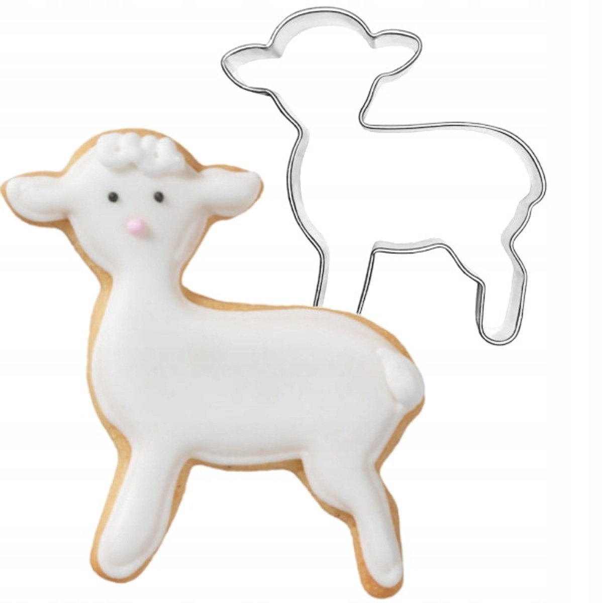 Schaap Koekjesvorm 6,7 cm - Bakvorm voor Koekjes en Fondant