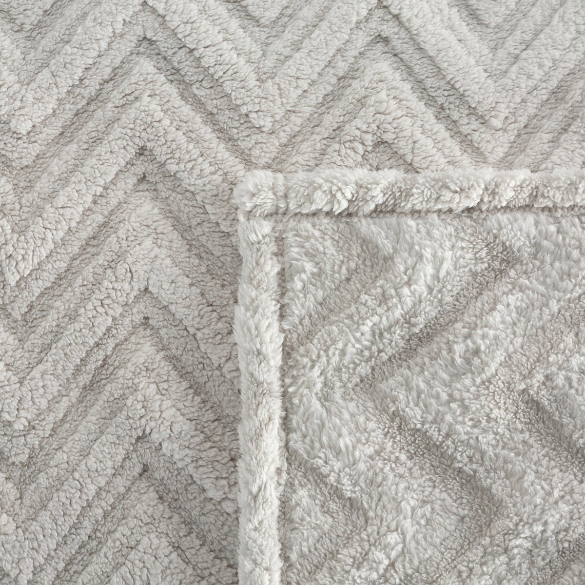Luxe Flanellen Deken 170x210cm Zilver - Warm & Stijlvol