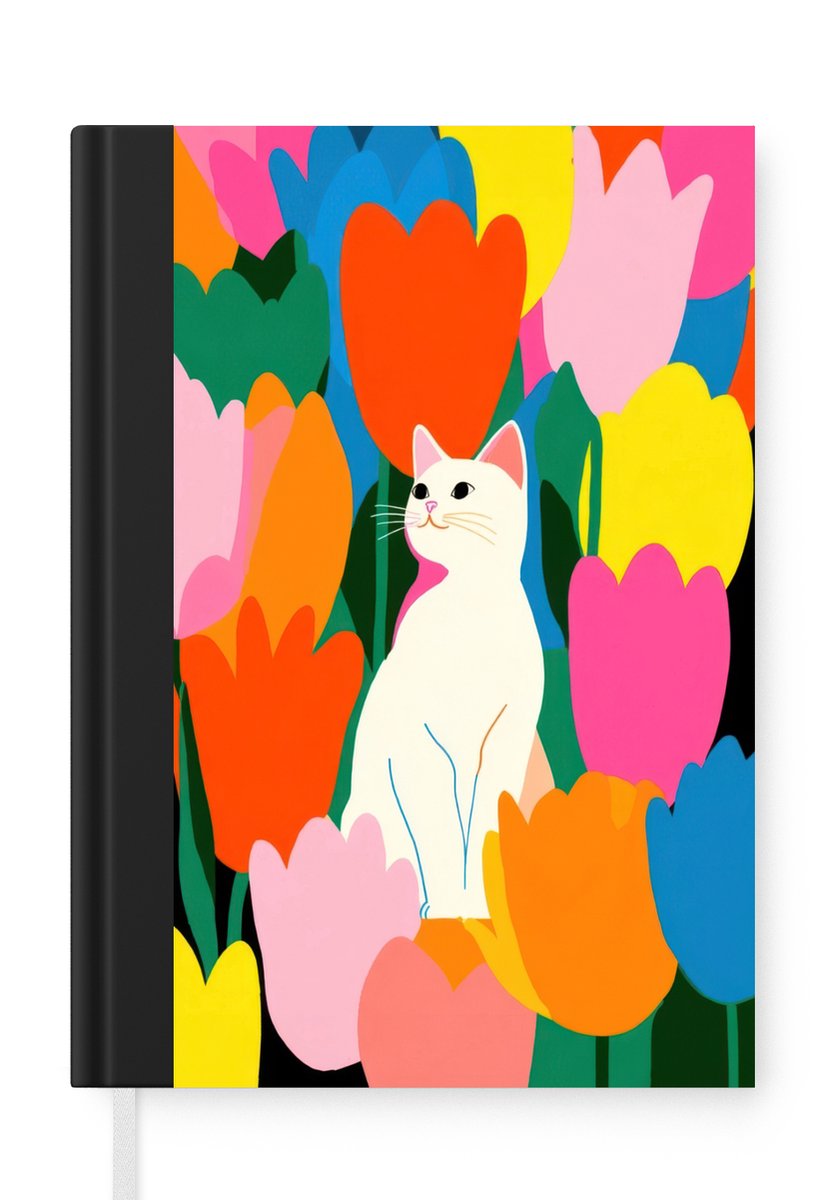 Tulpen - Kat - Kleurrijk