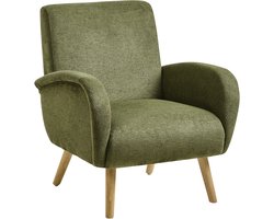 PLASSEN - Fauteuil - Groen - Polyester