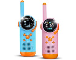 foto van Voor Saar en Mia samen ODESSEY Walkie Talkie - Digitaal - voor Kinderen & Volwassenen - Walkie Talkies - Portofoon - 2Pack