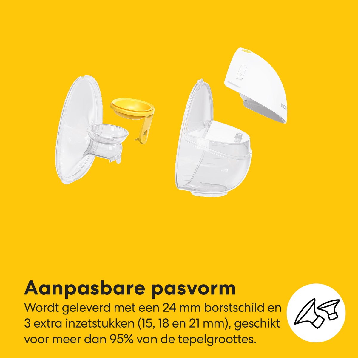 Medela Motion InBra Handsfree Draagbare Dubbele Elektrische Borstkolf thumbnail 5