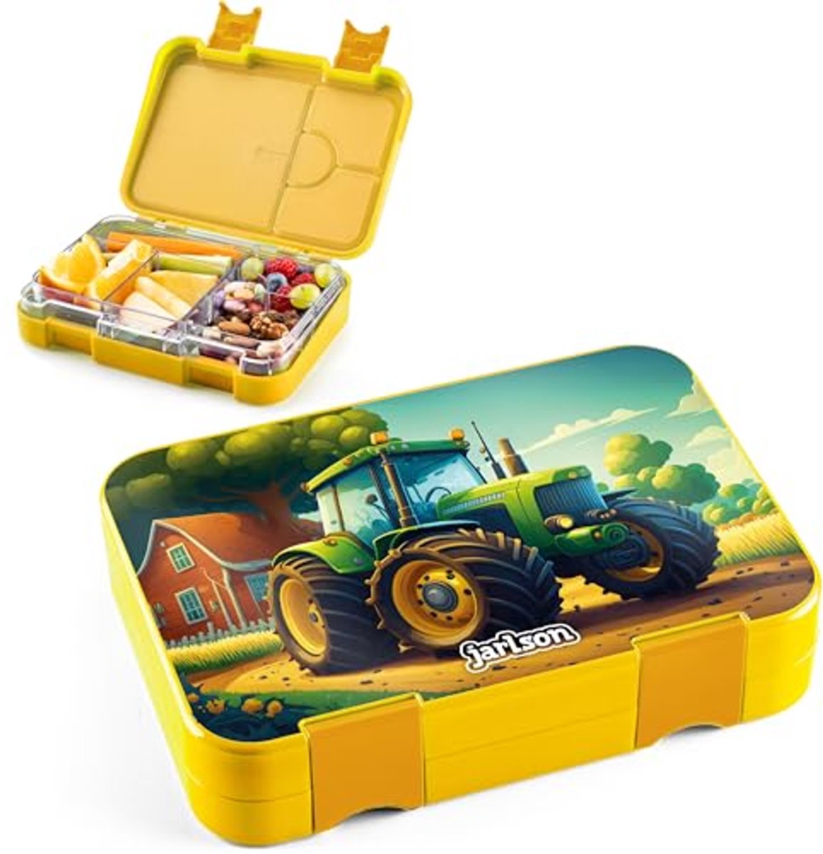 Lunchbox voor Kinderen met Compartimenten - Lekvrije Bento Box voor School en Peuters