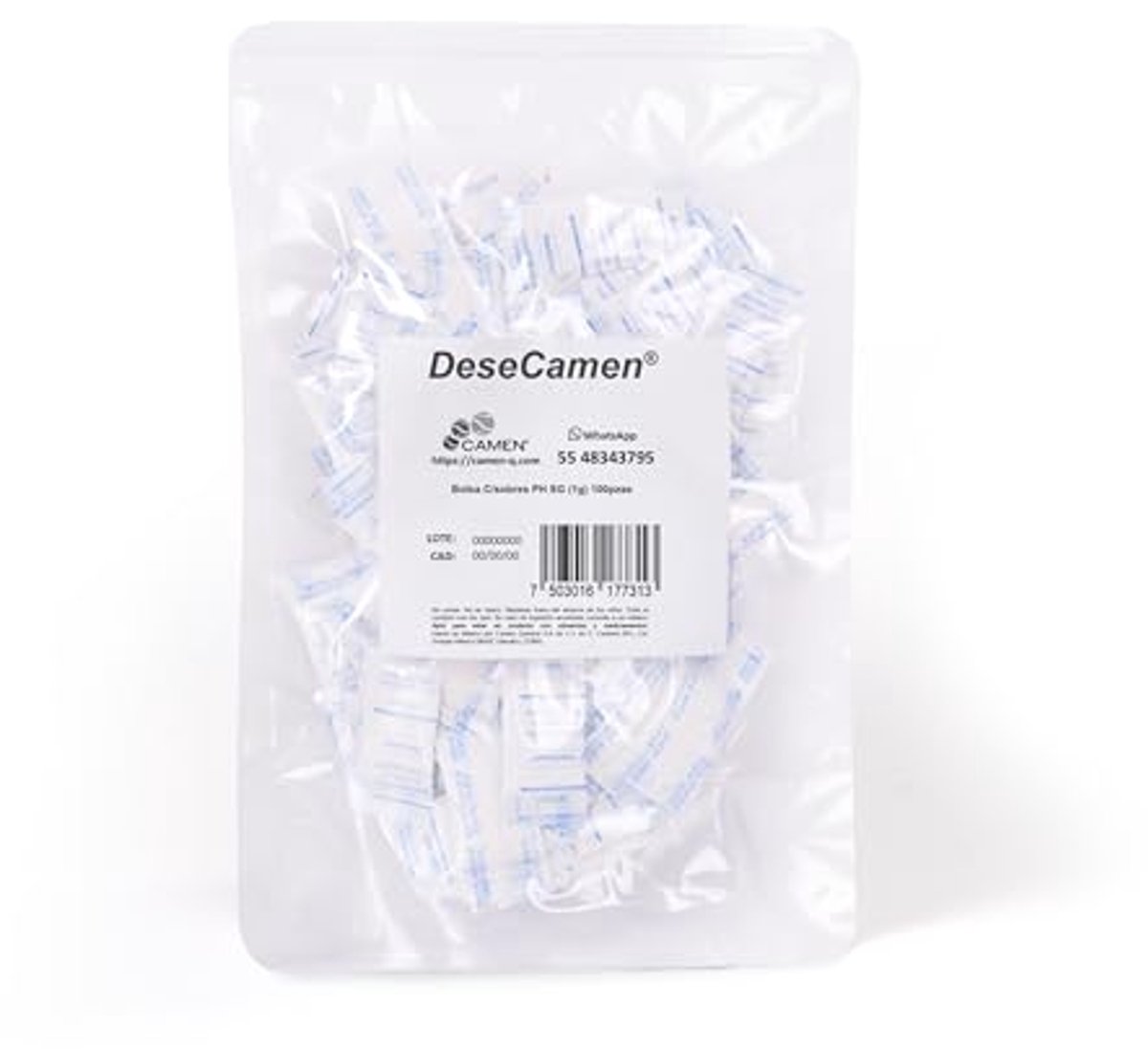Vochtabsorberende Kiezelgel Enveloppen (100 Stuks - 1 Gram) voor Efficiënte Vochtregulatie