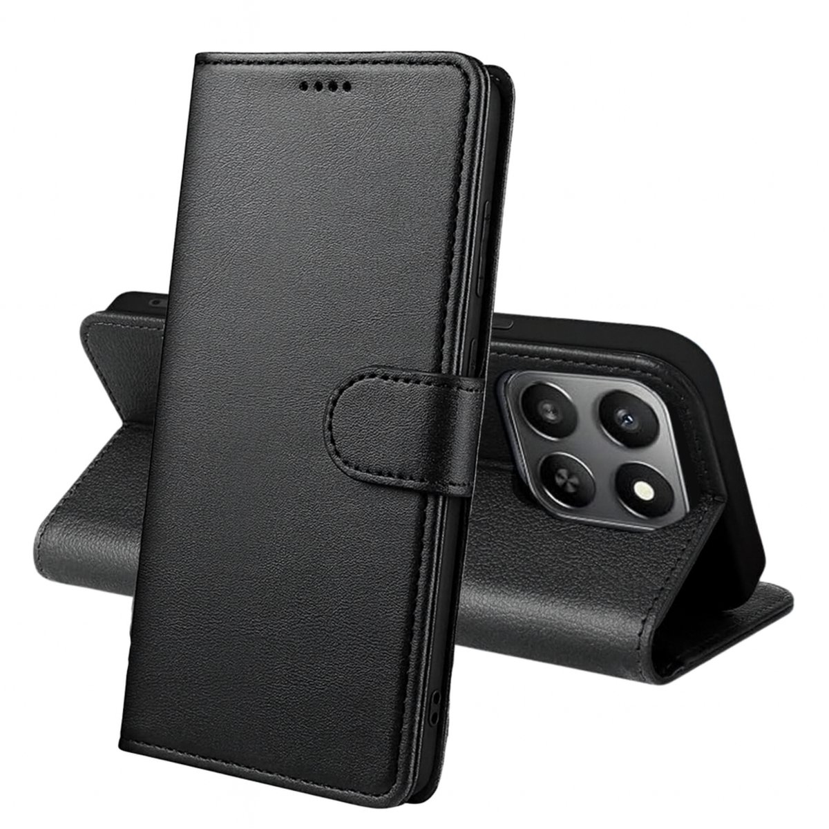 Magnetisch Hoesje Voor Honor 600 Pro – Doorschijnend Mat, Magsafe-compatibel, Met 2 Stuks Screenprotector, Schokbestendig, Zwart