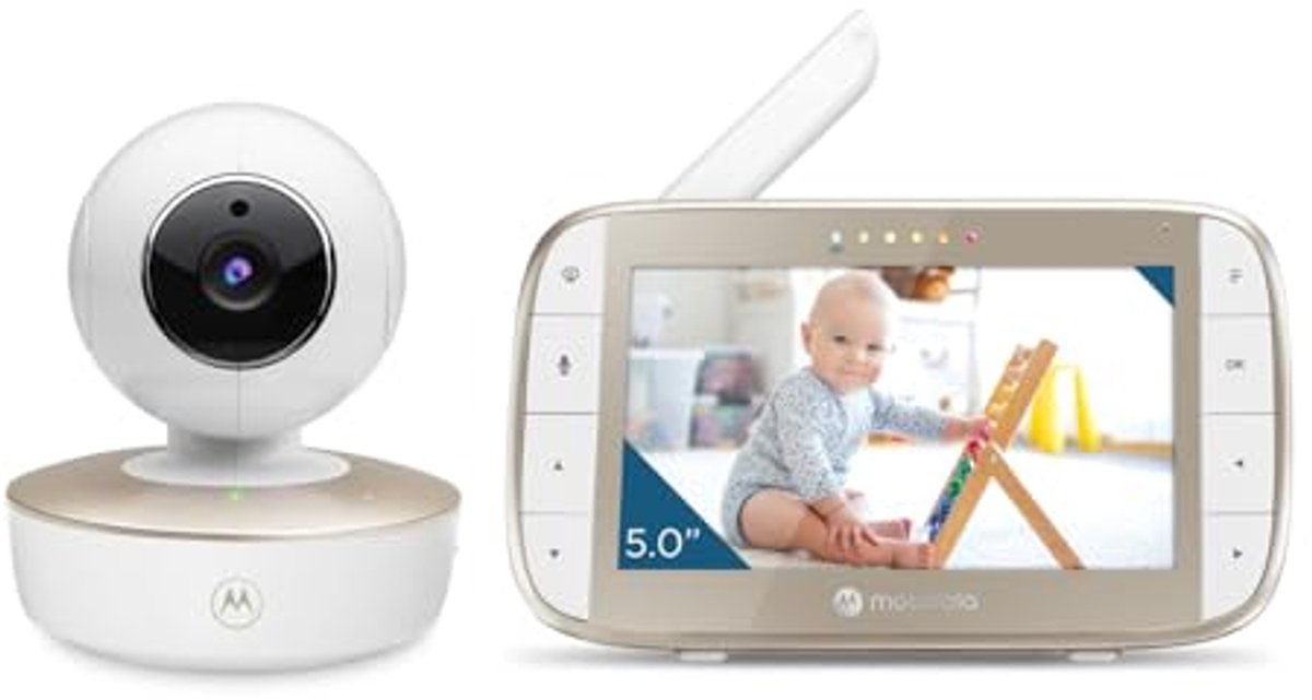 Babyfoon met Camera - Baby Monitor met Kleuren Display, Tweeweg Communicatie en Infrarood Nachtvisie - 300M Bereik