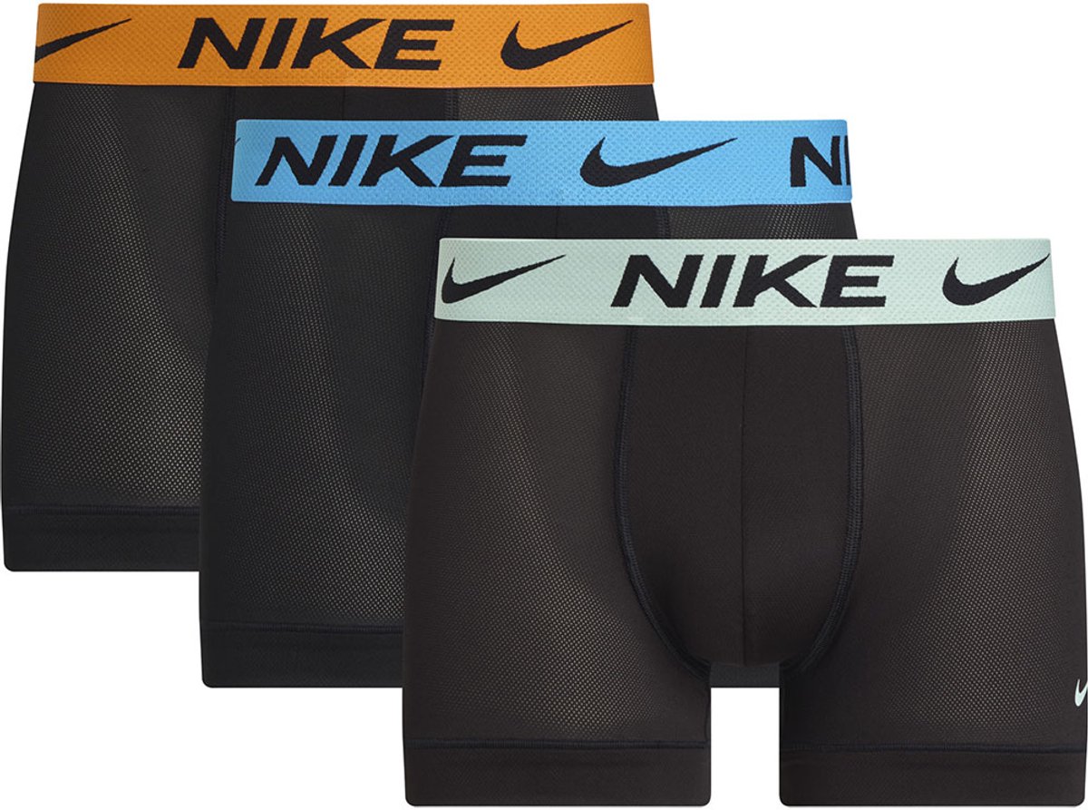 Nike 0000ke1224 Trunk Boxers 3 Eenheden Zwart S Man