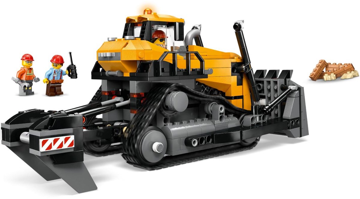 LEGO® City Gele Bulldozer, Bouwplaatsvoertuig - 60466 — afbeelding 20