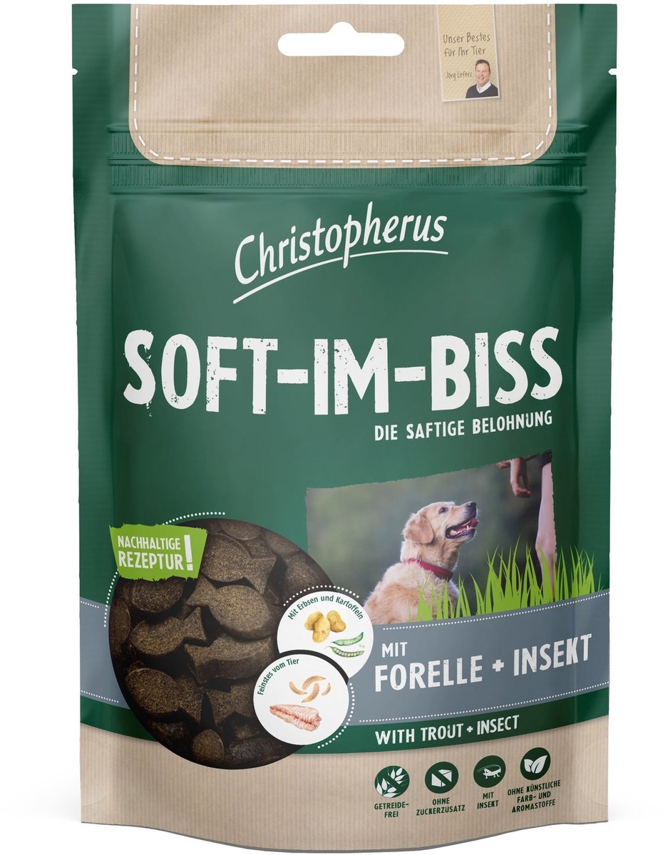 Christopherus Dog - Snack Zachte-hap 12x125g - Forel