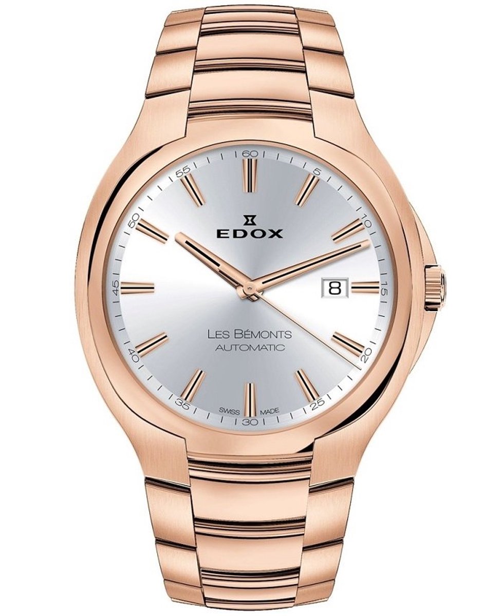 EDOX Les Bemonts Automatic 80114-37R-AIR mannen horloge
