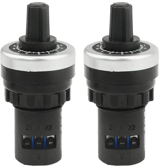 2x Drehpotentiometer 22mm 10K Ohm – ±0,5% Toleranz Für Frequenzumrichter
