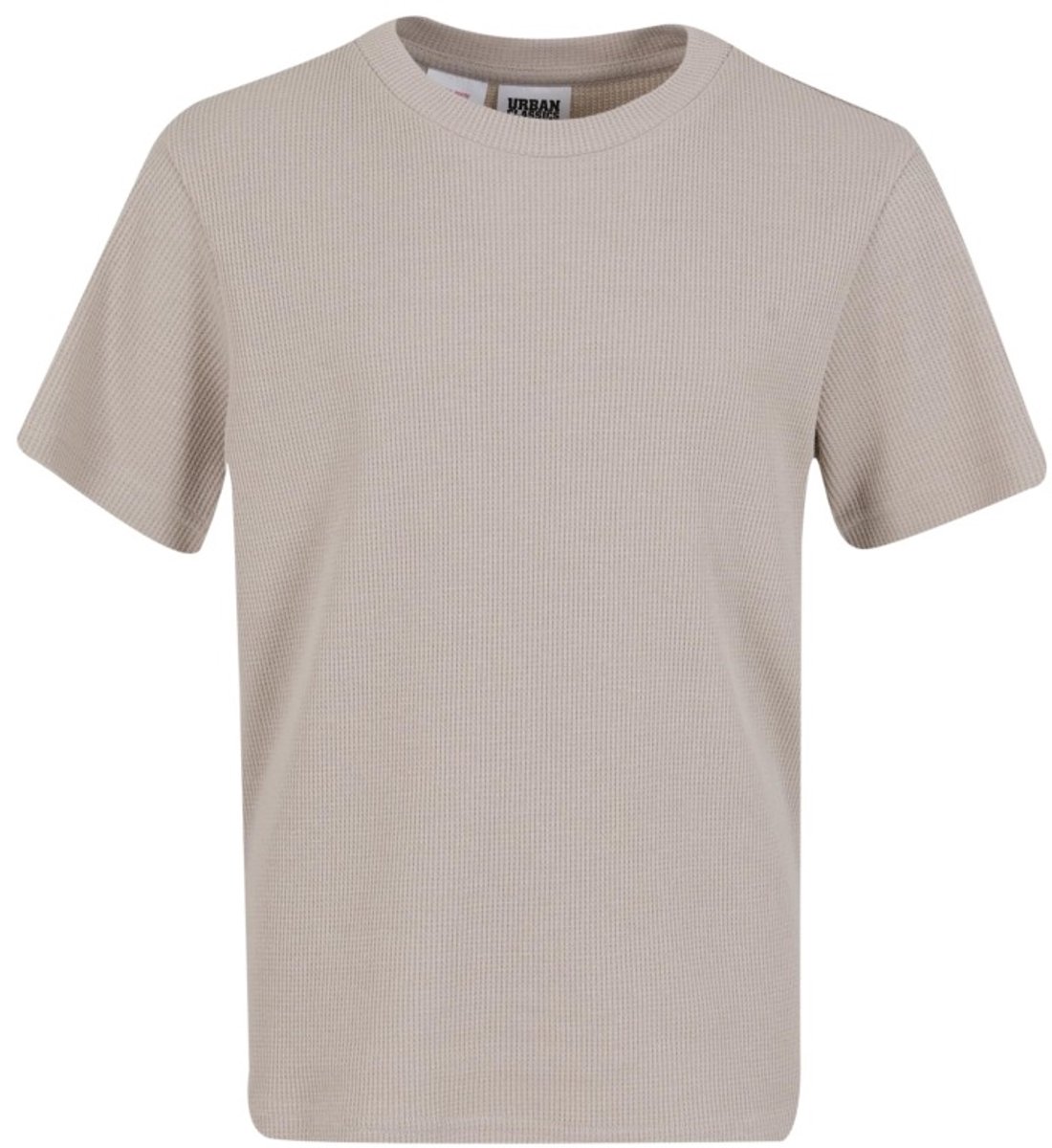 Urban Classics Waffle Kinder Tshirt Kids 134/140 Grijs