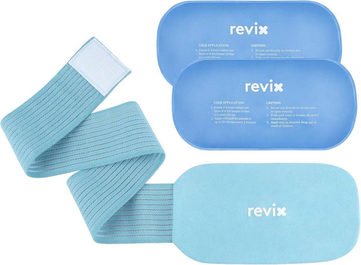 Herbruikbare Ijspakketten voor Blessures - Warmte en Koude Compressen met Verstelbare Riem