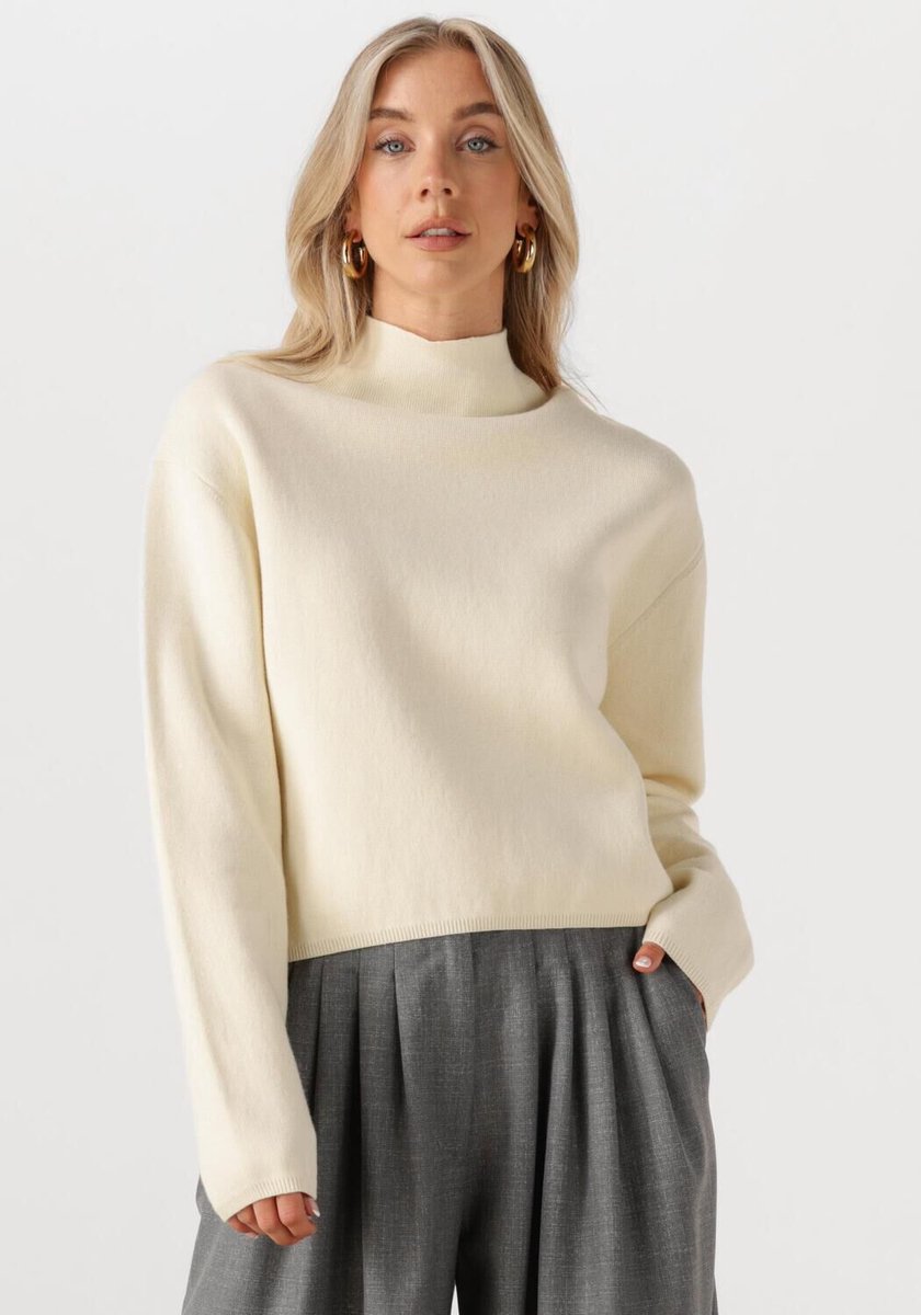EDITED Grs Alexandra Jumper Truien & vesten Dames - Sweater - Hoodie - Vest- Ecru - Maat 42