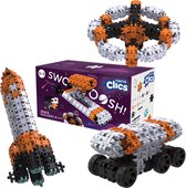 Nano Clics – Space Builders 250 Piece Set – 5 in 1 Bouwblokken – SPEELGOED Gemaakt Van 100% RECYCLED Plastic – Speelgoed 8, 9, 10, 11, 12 jaar – Constructie Speelgoed