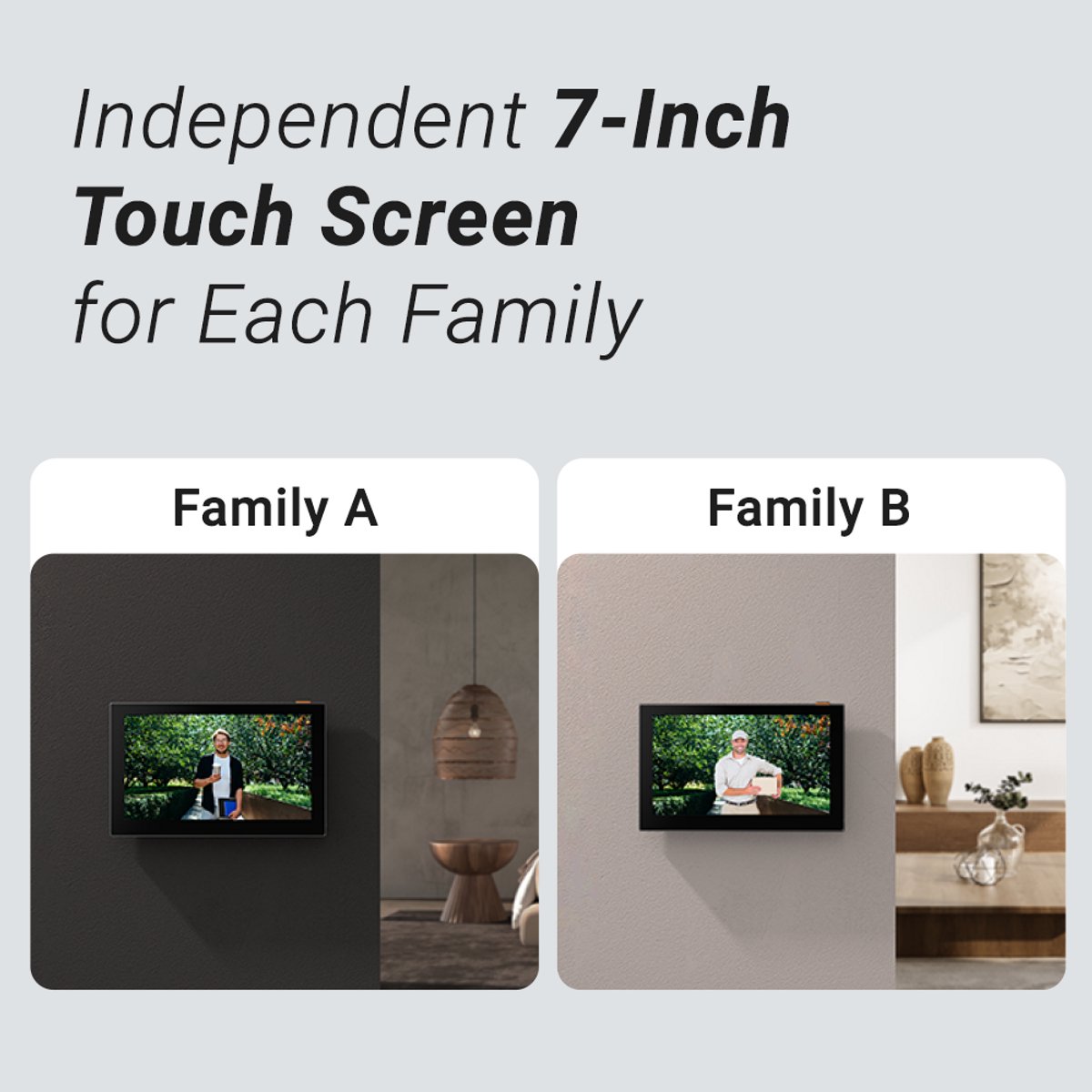 EZVIZ HP7 2-Family Kit - 2K Dubbele Video Deurbel & Intercom - afbeelding 3