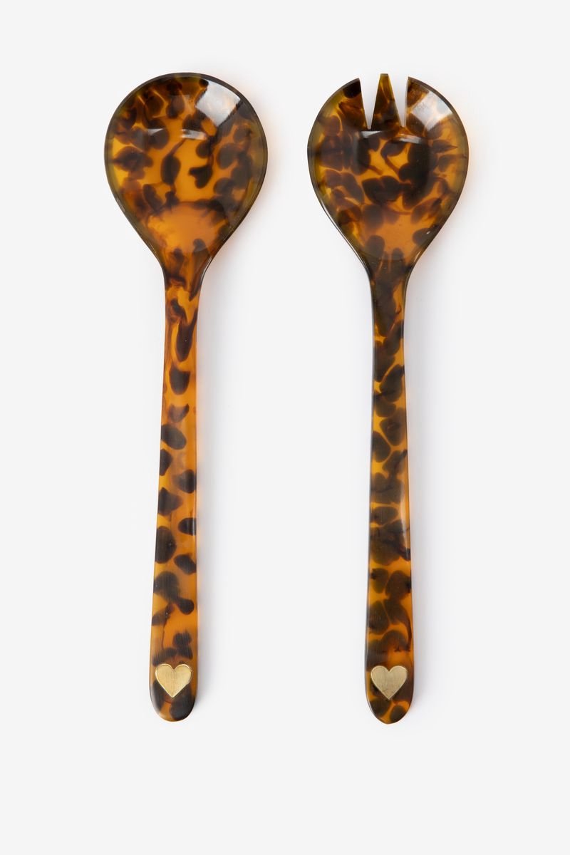 Sissy-Boy - Donkerbruin slabestek met leopard print