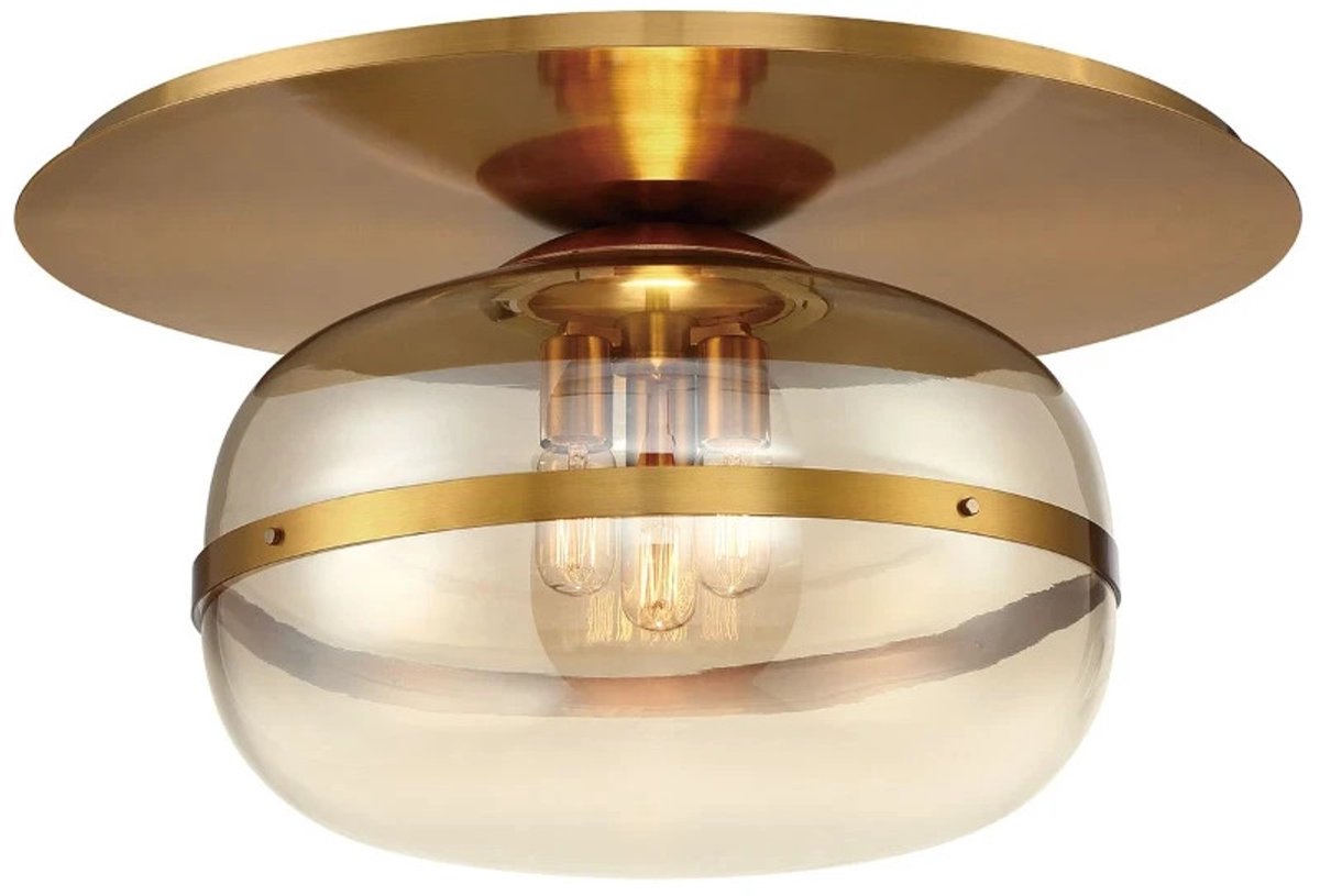 Eurofase LED Plafondlamp Nottingham | 3X E27 Max 40W | Antique Brass