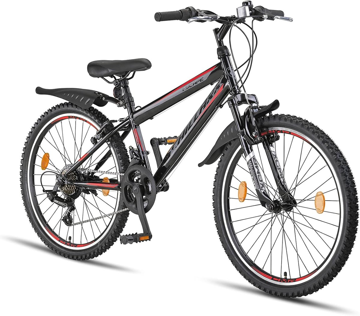 Mountainbike voor Meisjes en Jongens - 24" en 26" - 21 Versnellingen - Geschikt voor Dagelijks Gebruik