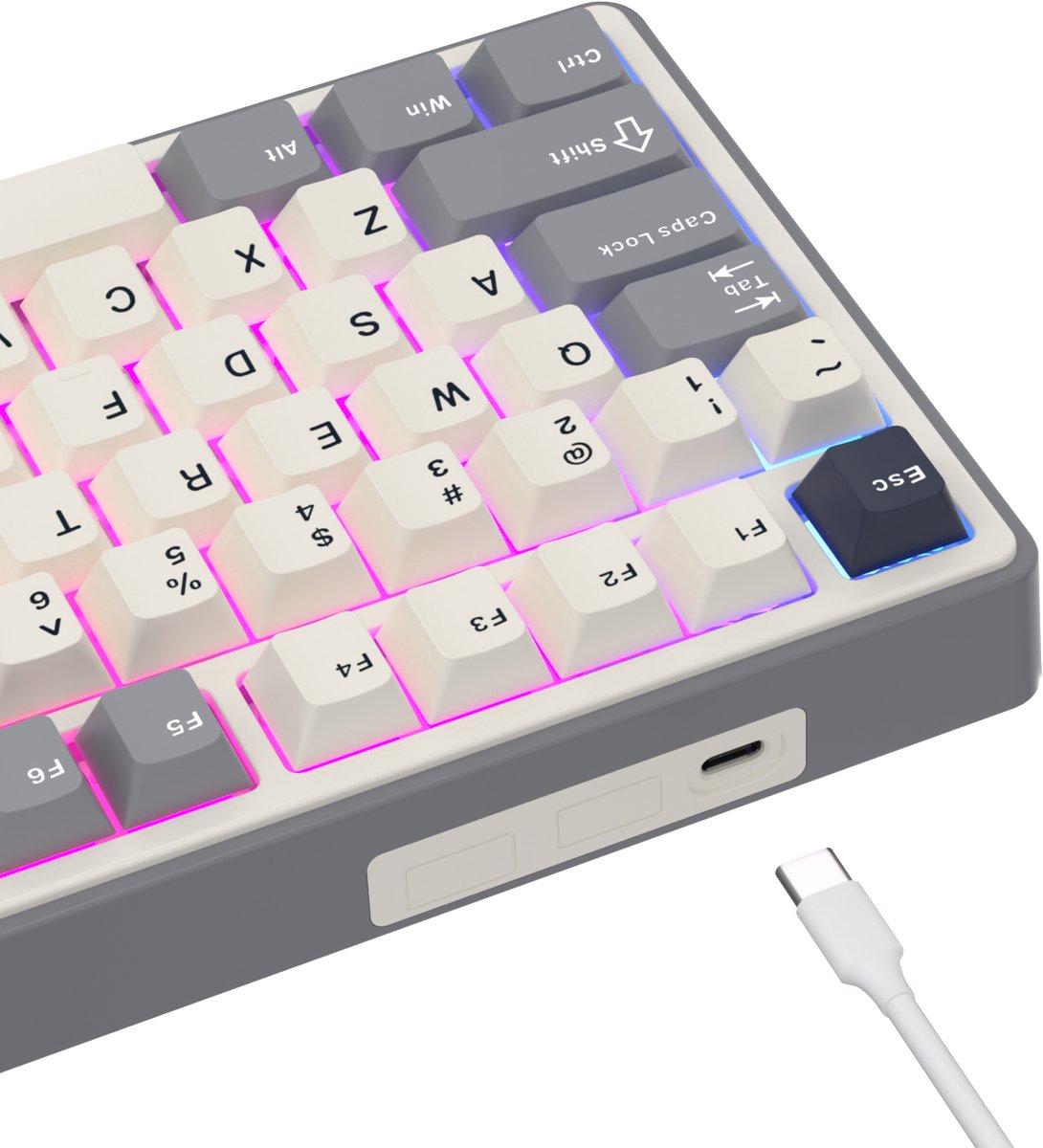Royal Kludge RKR87 Pro - Gaming Toetsenbord - Mechanisch - Keyboard - Gaming - RGB thumbnail 4