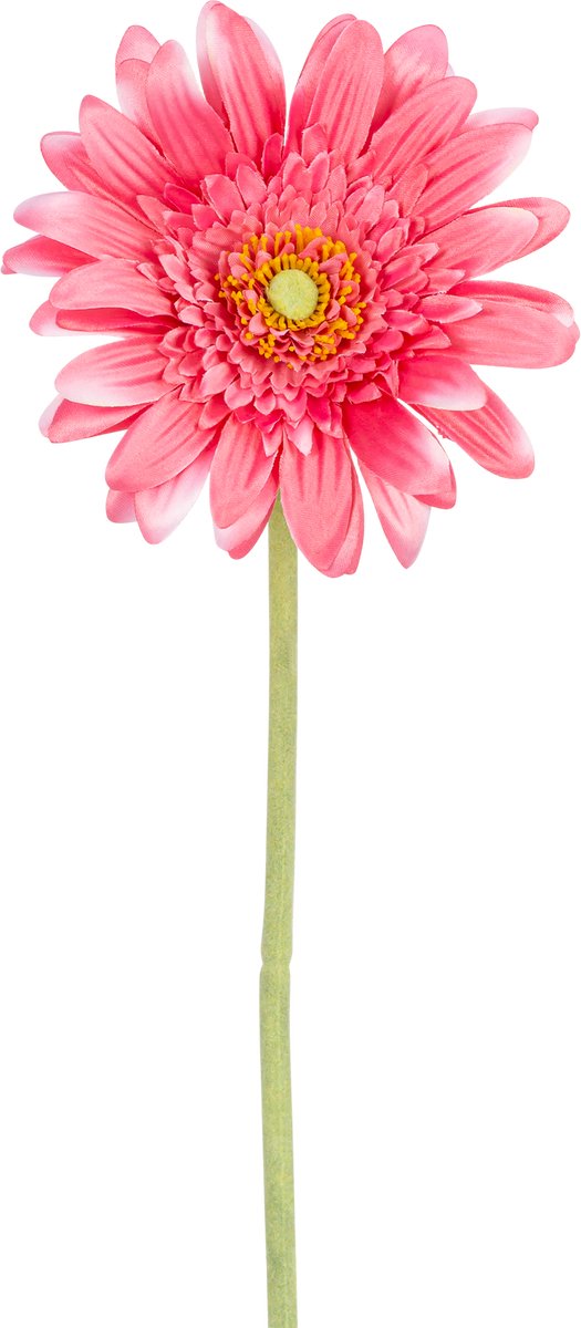 Easyplants Kunstbloem Gerbera 55 cm roze | Zijde | Nepbloemen | roze | Onderhoudsvrij | Kant-en-klaar