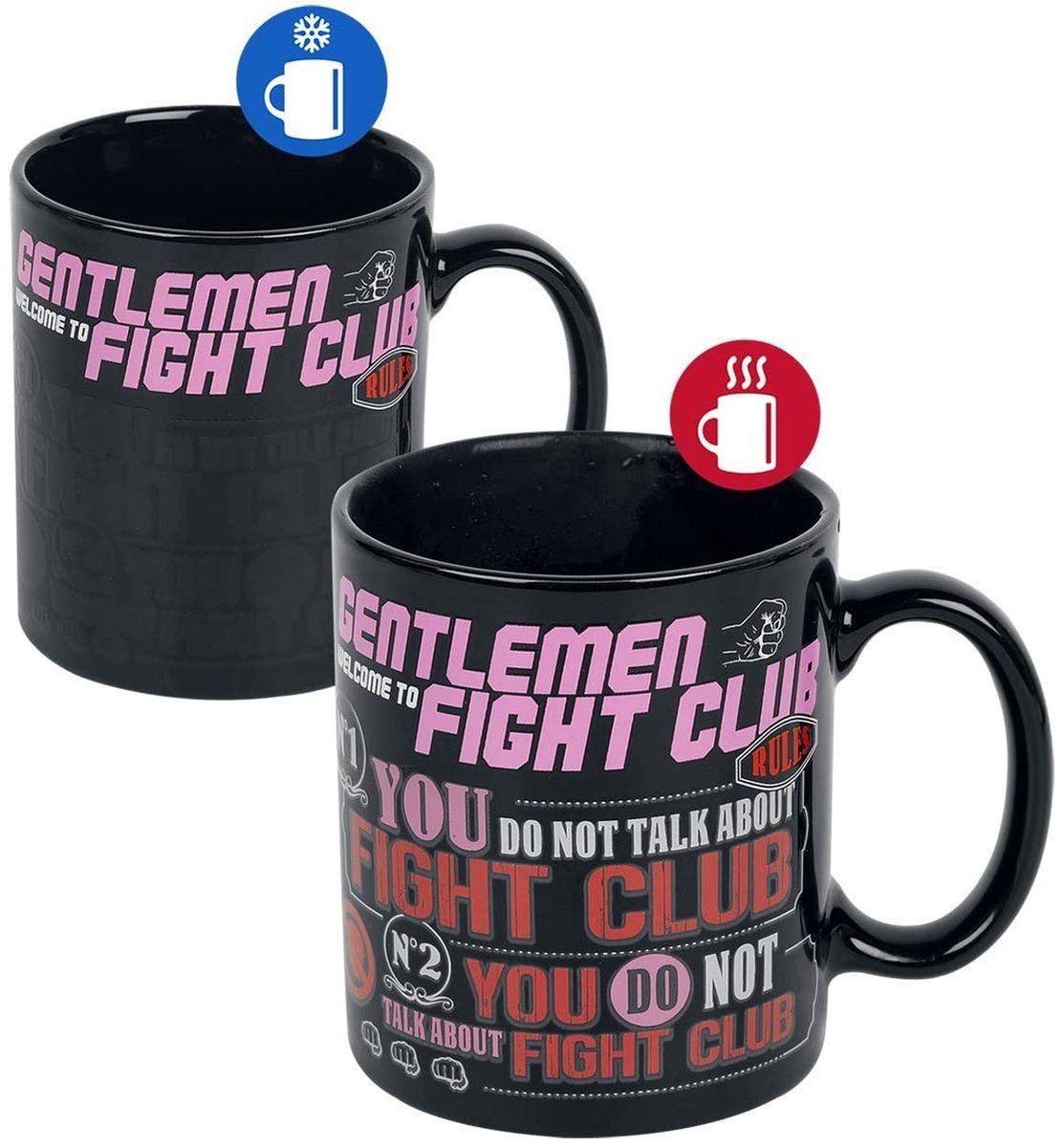 Fight Club - Thermische Mok Fight Club Regels