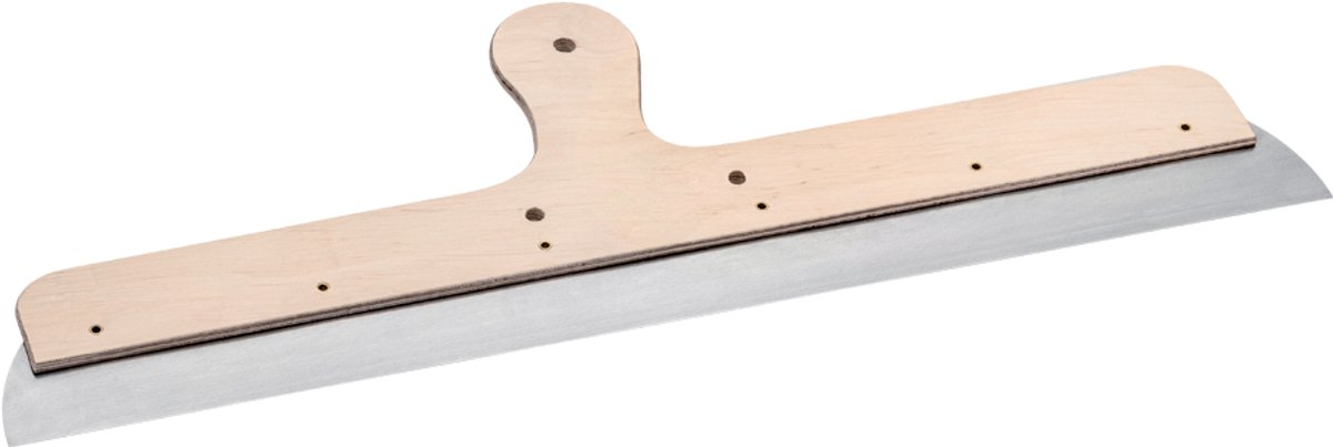 WESTEX vlakspatel staal, houten greep, 600 mm