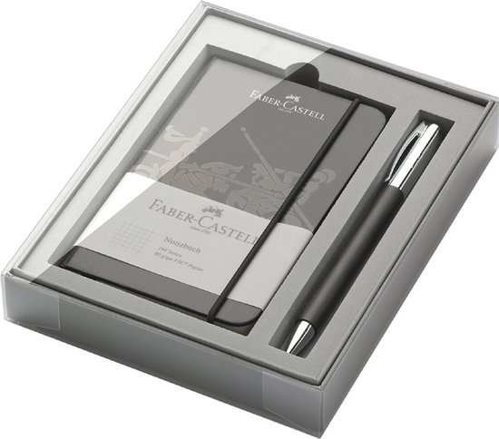 FABER-CASTELL pennenset Ambition edelhars, zwart