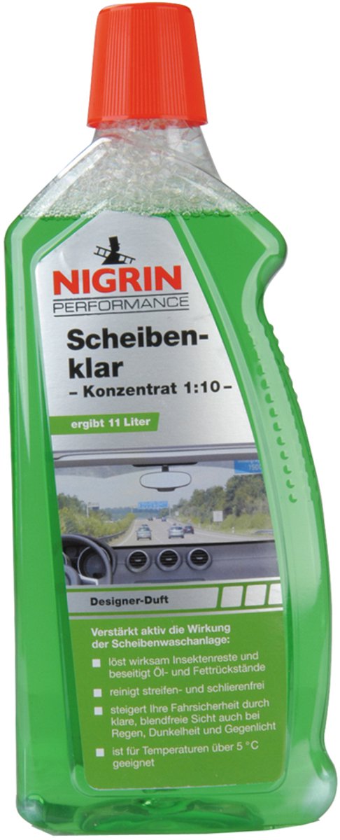 NIGRIN ruitenreiniger concentraat 1:10, 1 liter