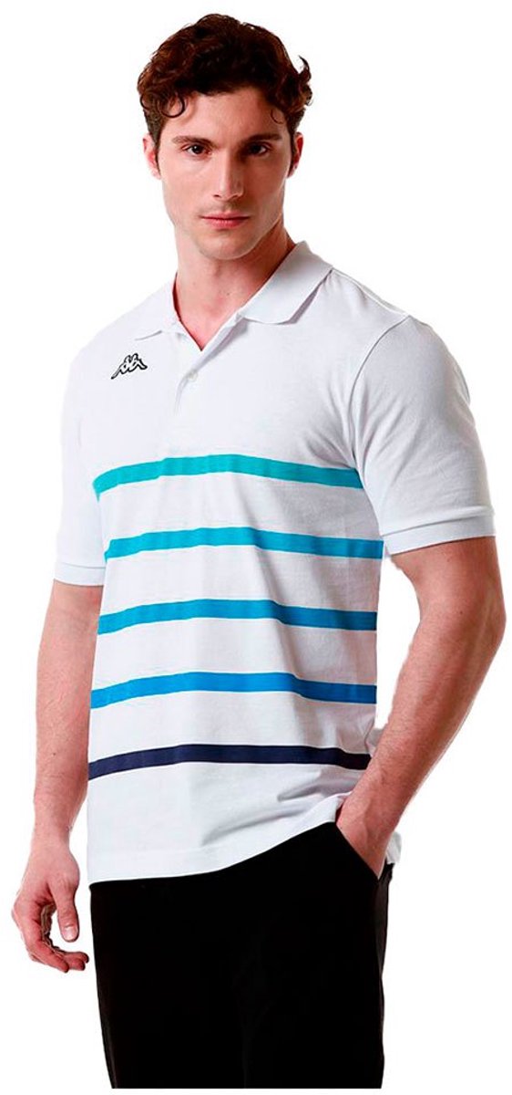 Kappa Feystripe T-shirt Met Korte Mouwen Man Turquoise