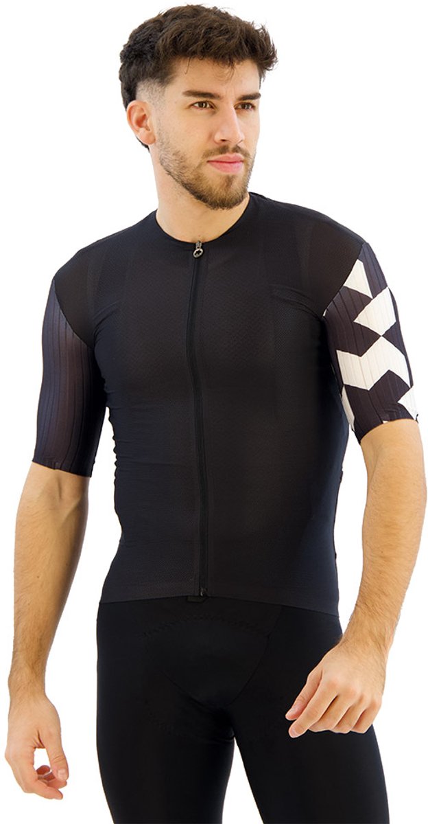 Assos Equipe Rs S11 Korte Mouw Wielertrui Zwart XS Man