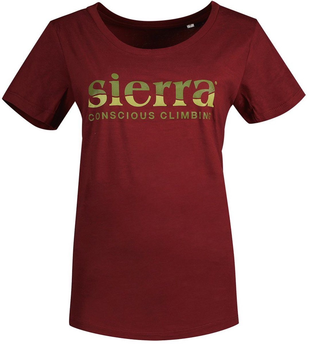 Sierra Climbing Burgundy T-shirt Met Korte Mouwen Rood XL Vrouw